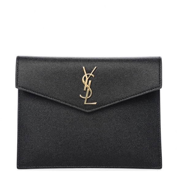 Yves Saint Laurent Handbags - Yves Saint Laurent Black Baby Bag with Gold Logo